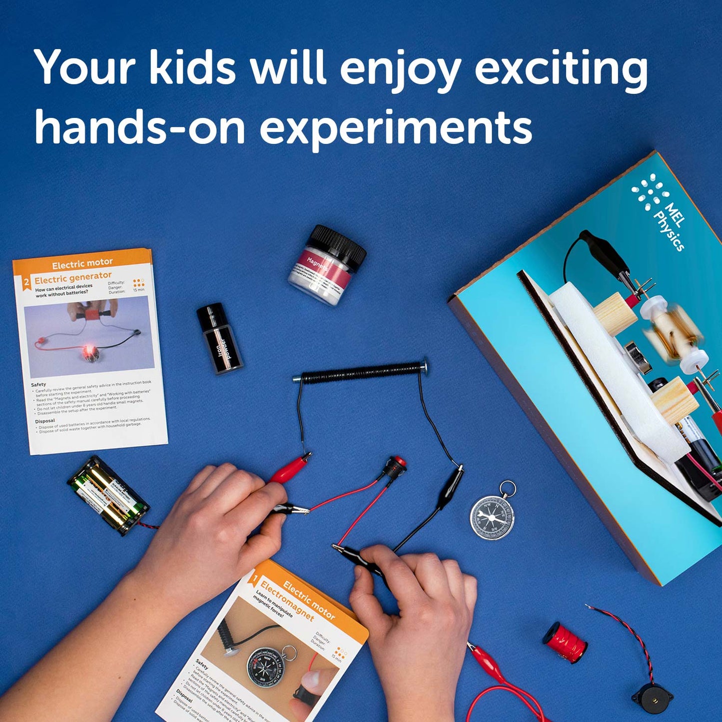 12 - MEL Physics boxes. Ages 8–14+ (with online lessons library)