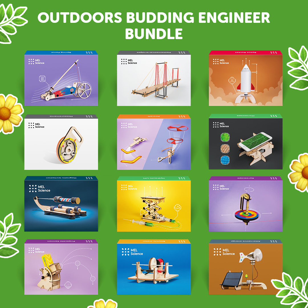 Outdoors Budding Engineer Bundle. Ages 5–10+ (with online lessons library)