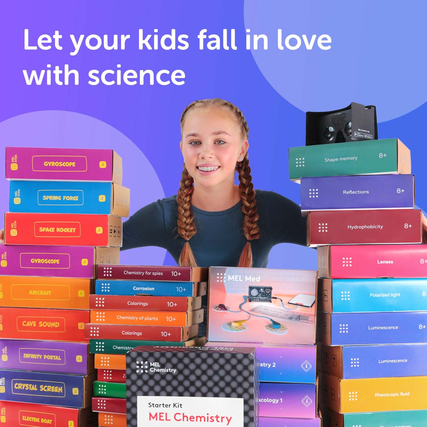 MEL Science Engineering Fundamentals bundle — 5 boxes. Ages 8–14+