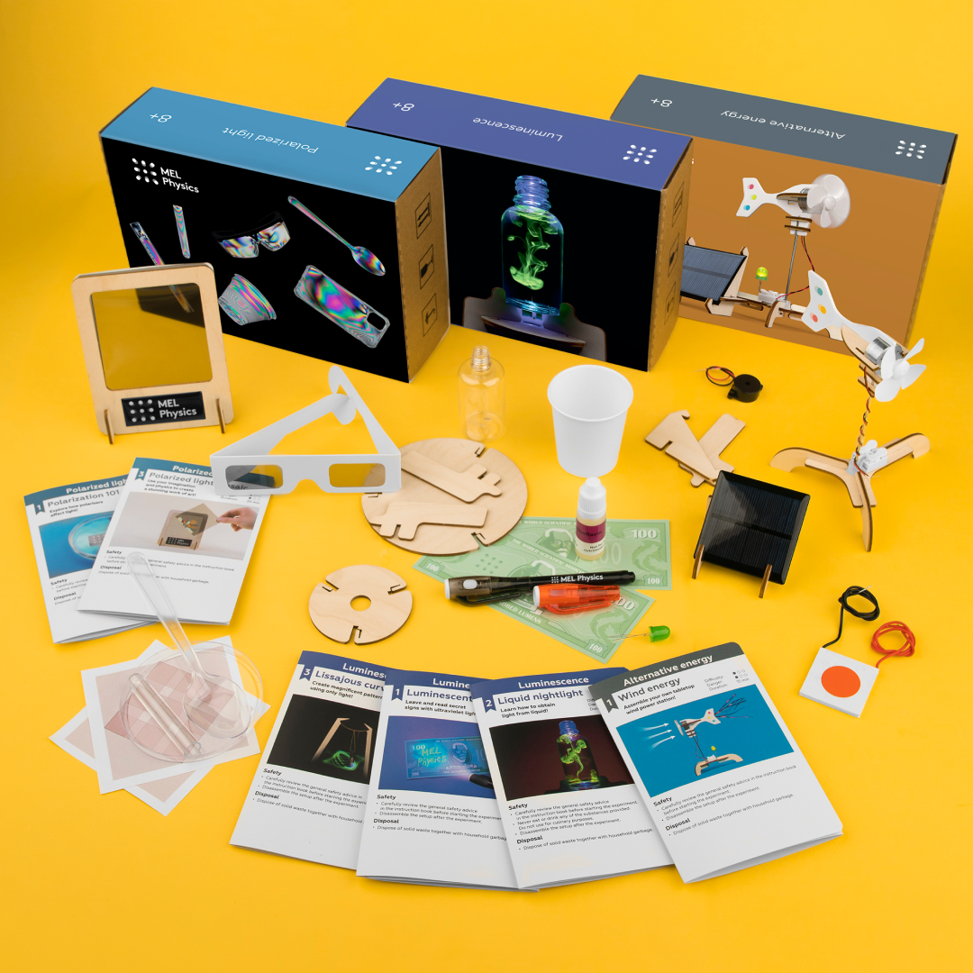 MEL Science Engineering Fundamentals bundle — 5 boxes. Ages 8–14+
